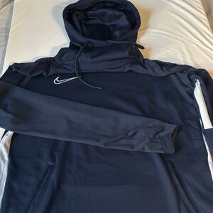 Nike Dark Blue Hoodie with White Details